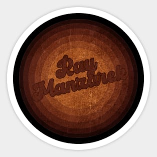 Ray Manzarek - Vintage Style Sticker